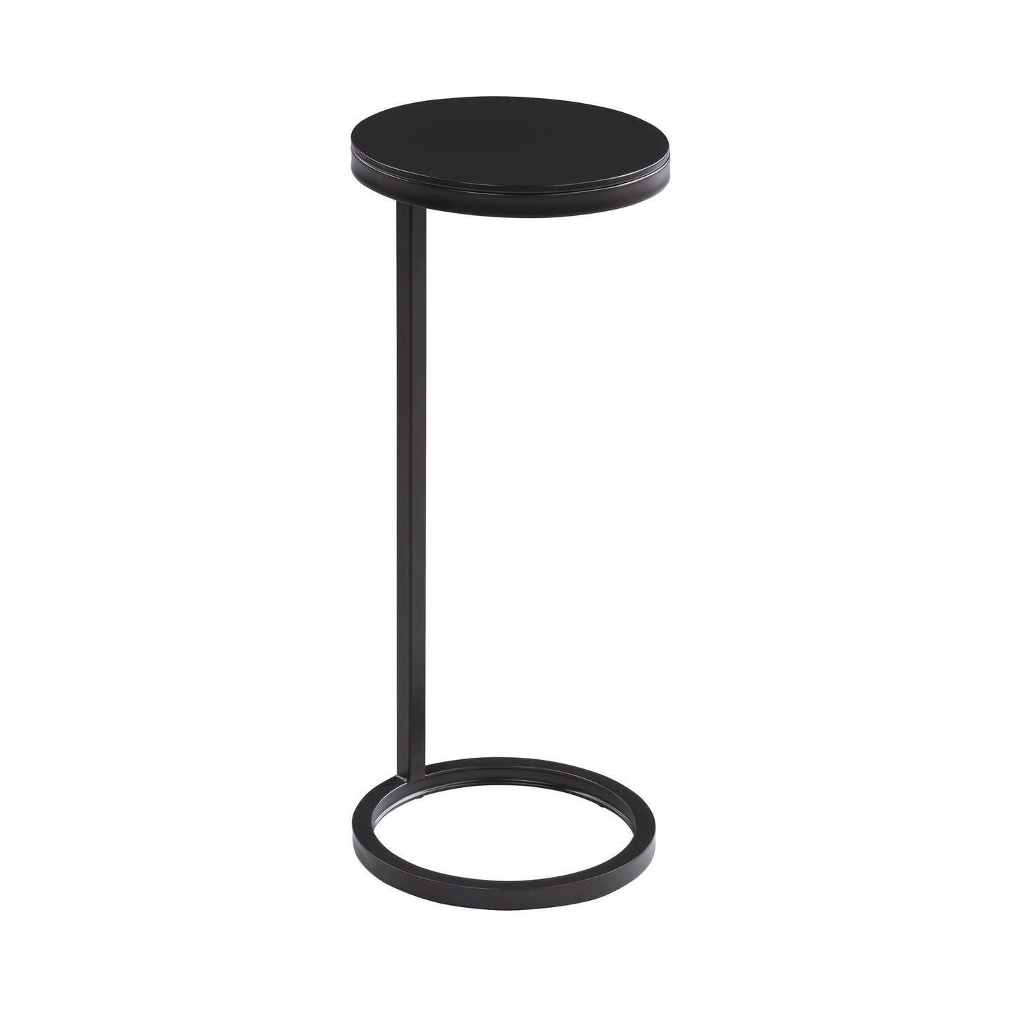 Yancey - Round Accent Table - Antique Bronze