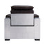 Misezon - Top Grain Leather Power Motion Recliner - Dark Brown