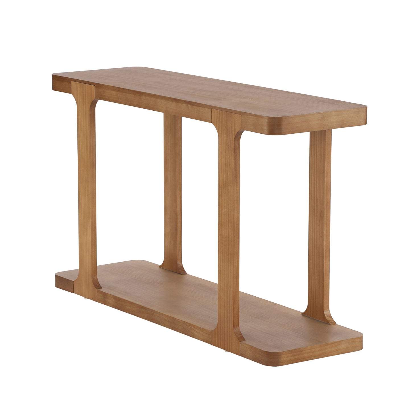 Console Table & Bottom Shelf - Walnut