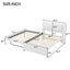 Upholstered Platform Bed With Multifunctional Trundle