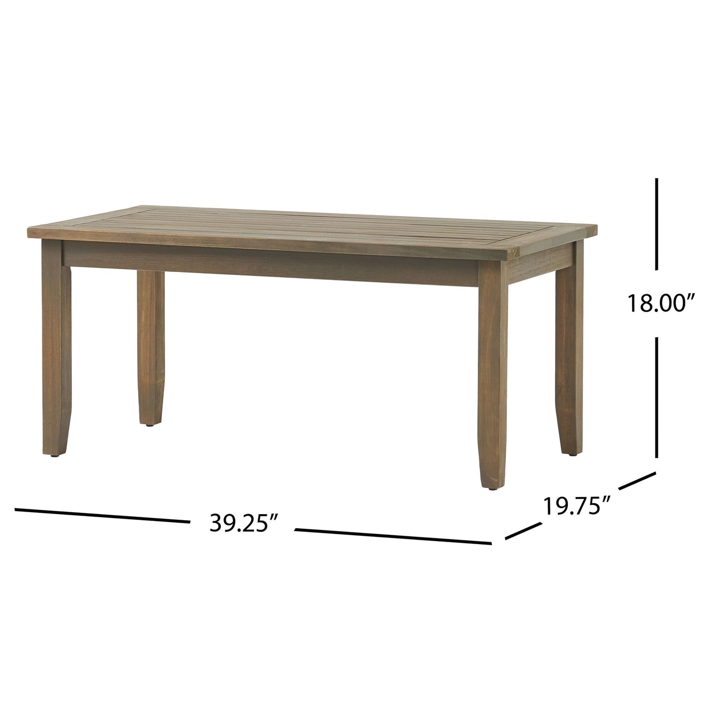 Outdoor Chat Set With Coffee Table And Loveseat