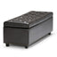 Hamilton - Storage Ottoman - Coffee Brown