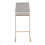 Fuji - Contemporary Design High Back Barstool