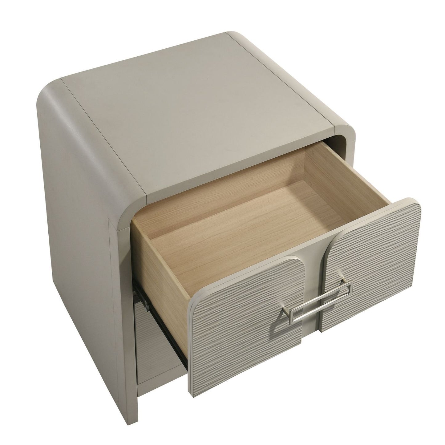 Aria - 2 Drawer Nightstand - Beige