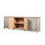 Colette - 6 Door Cabinet Sideboard - Brown