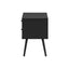Accent Table & Storage Drawers - Black