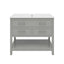 Bathroom Vanity With Ceramic Sink, Tip Out Tray & 2 Full Extension Drawers