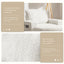 Oversized Chaise Lounge Indoor Rabbit Fur Sofa Bed With Storage Ottoman And Armrests Cup Holders With Deep Seat