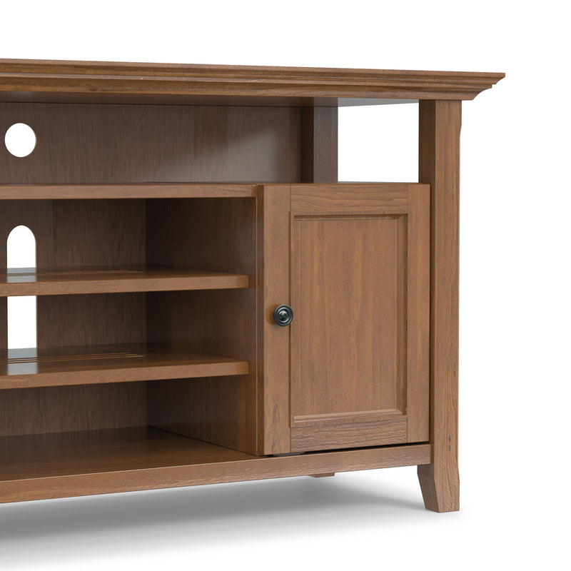 Amherst - TV Media Stand - Medium Saddle Brown