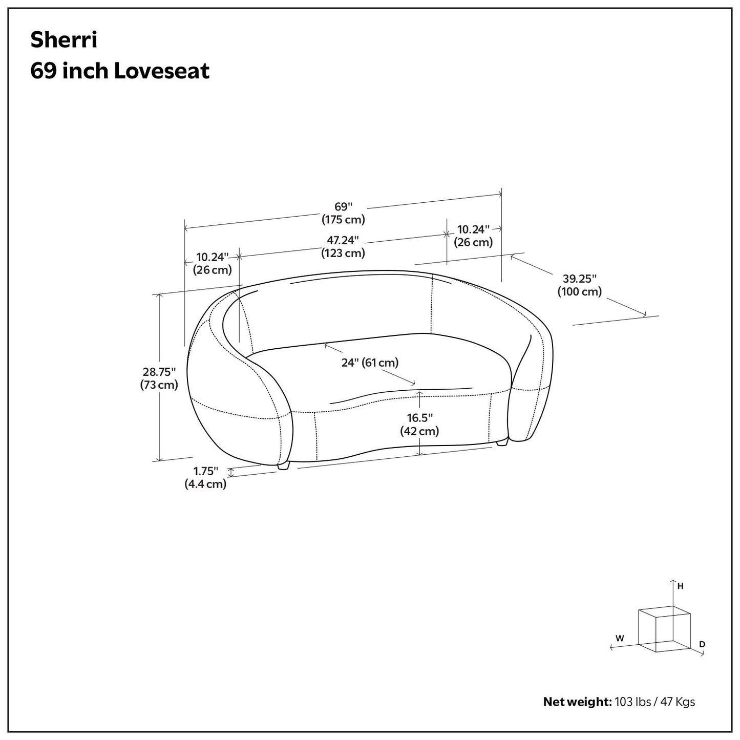 Sherri - Loveseat