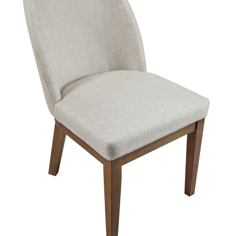 Phoenix - Dining Chair (Set of 2) - Chestnut / Light Gray