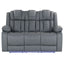 Raize - Power Living Room Set With Storage Console And Cup Holders