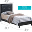 Padded Headboard Bed