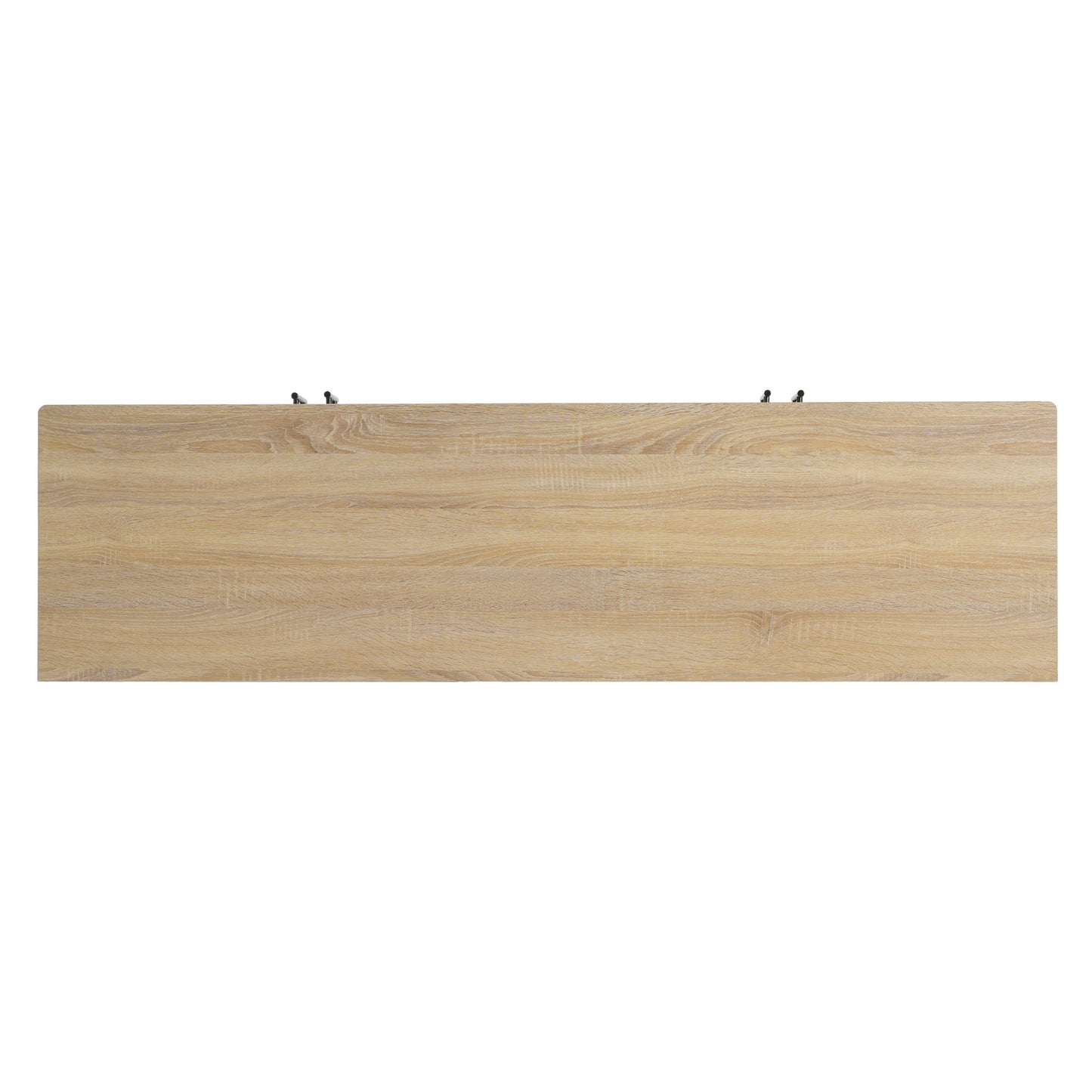 4 Door TV Cabinet, 2 Storage Spaces, Adjustable Shelves