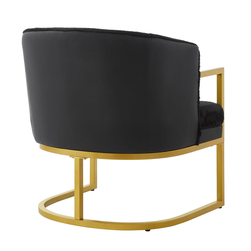 Upholstered Reading Accent Armchair For Living Room