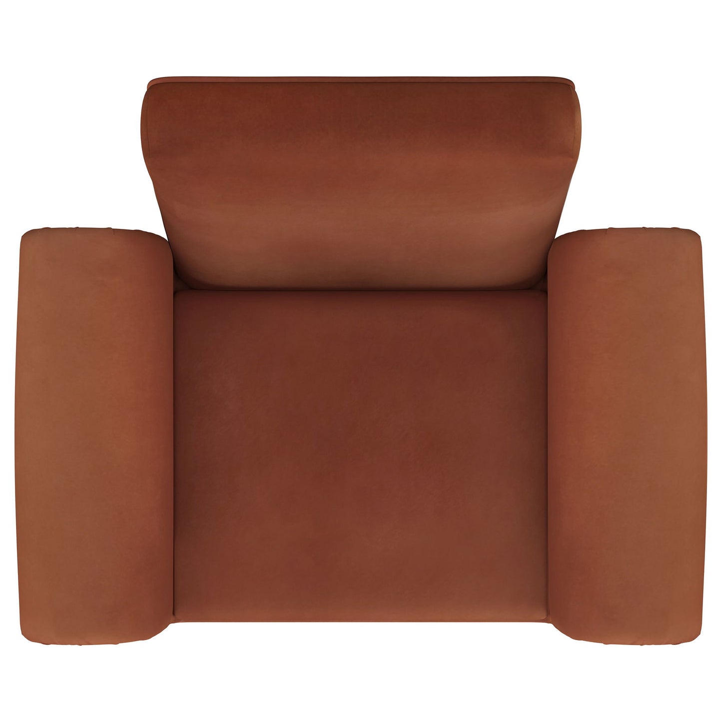 Whitney - Accent Armchair - Rusty Orange