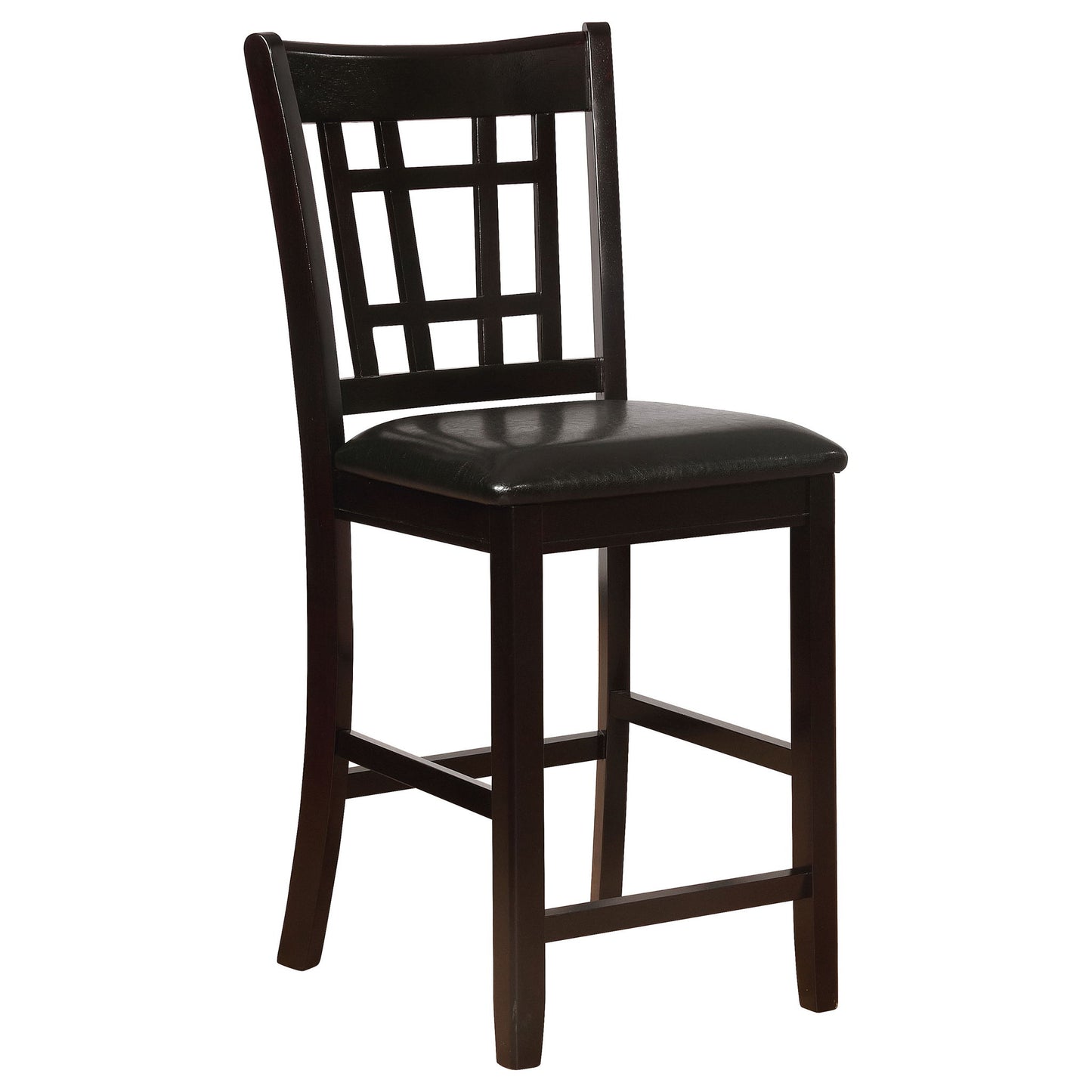 Lattice Back Counter Height Stools (Set of 2)