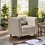 Chesterfield Accent Tufted Square Arm Side Chair