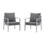Modern Lounge Chair With Rope Accents And Cushions