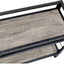 Jorgensen - Serving Cart - Rustic Oak / Charcoal