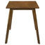 Aston - 5 Piece Counter Height Dining Set With Bent Backs And Upholstered Seats - Walnut