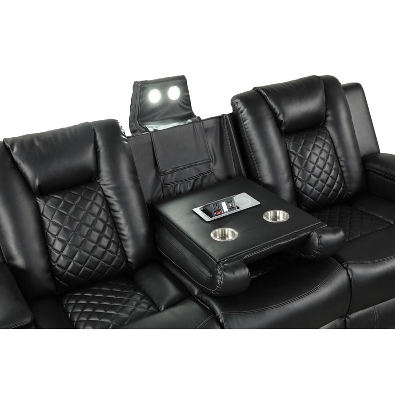 Benz - Power Reclining Sofa With LED Lighting