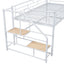 Loft Bed With Storage Stairs And Metal Frame
