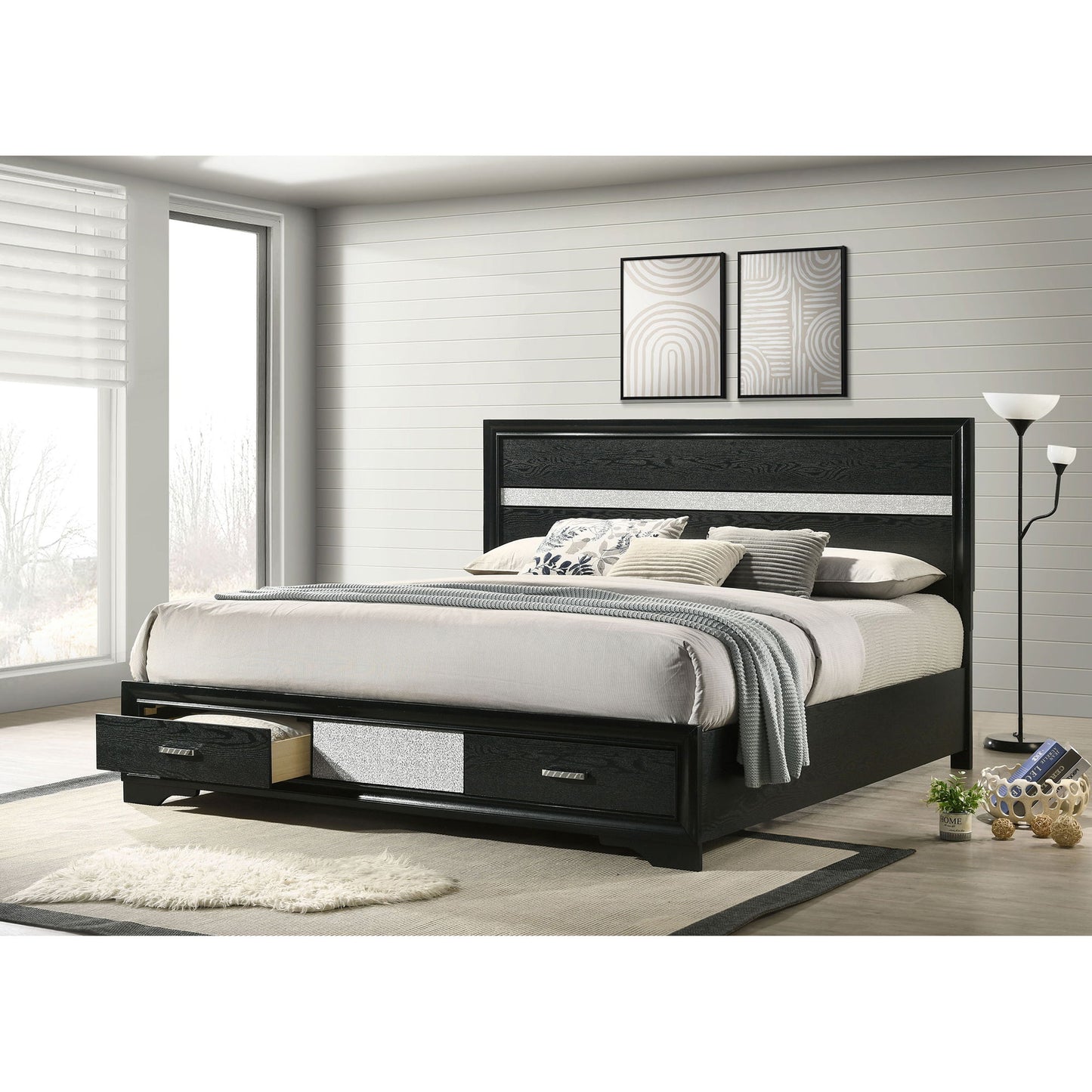 Storage Platform Bed 2 Drawer