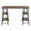 Computer Desk For Home Office, Laptop, Storage Shelves, Contemporary & Modern