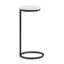 Cerro - Round Accent Table - Antique Bronze / White Marble