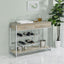 Ethel - 2 Drawer Home Bar Storage With Wine Rack - Oak