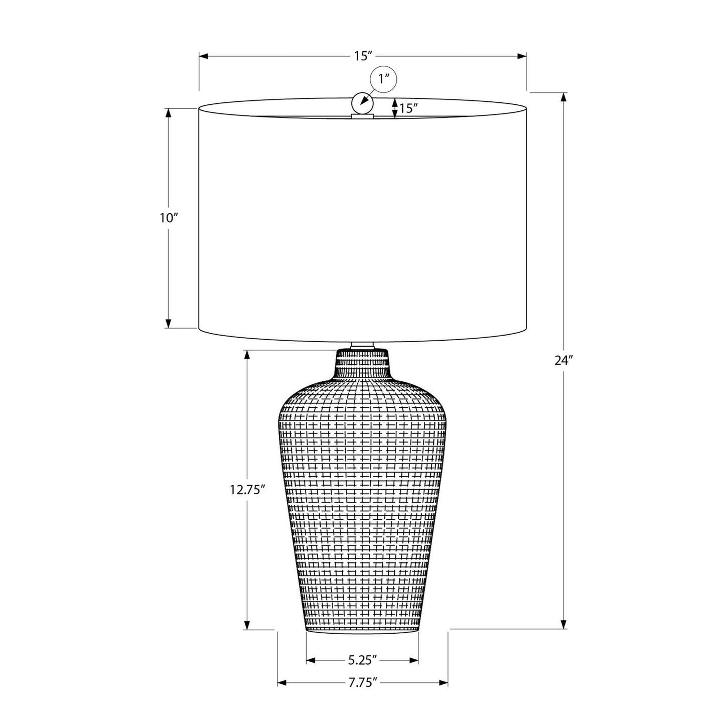 Table Lamp, Lighting, Contemporary - Black