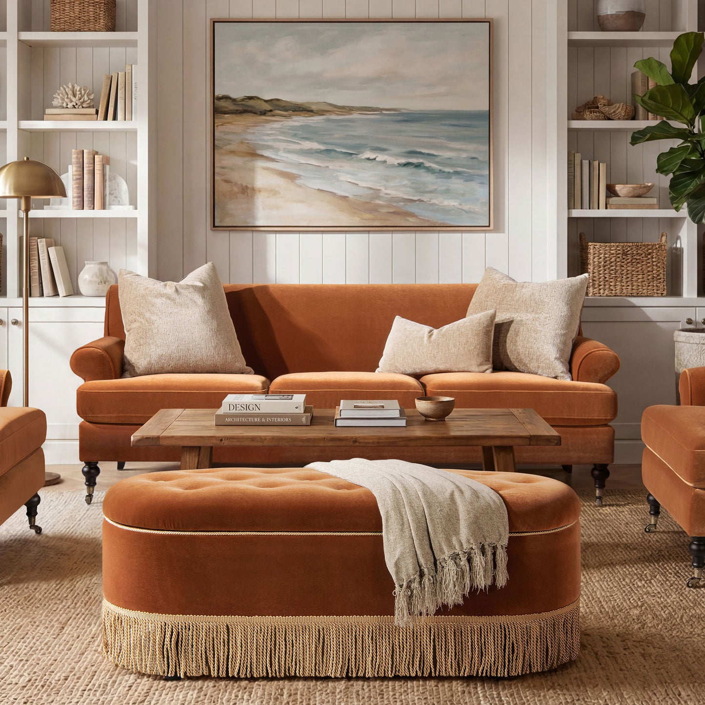 Alana Lawson - Modern Three Cushion Tightback Sofa