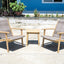 Radius - Patio Wood And Wicker Side Chair (Set of 2) - Gray