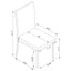 Upholstered Side Chair (Set of 2) - Black