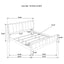 Clement - Upholstered Eastern King Bed - Dark Brown