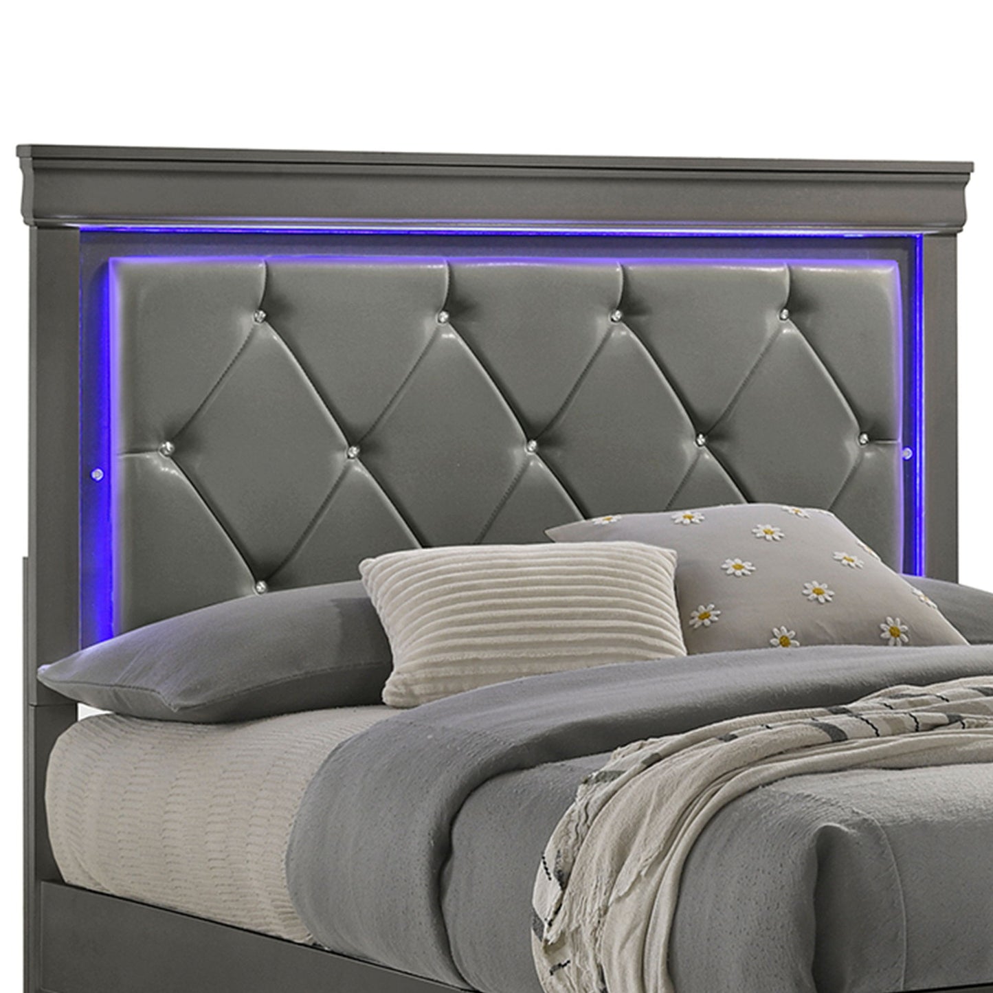 Blaze - Bed With LED Headboard