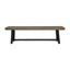 Cloud - Outdoor Bench With Acacia Wood Frame And Slat Panel Design