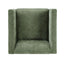 Barrel Accent Chair With Enclosed Arms