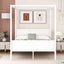 Canopy Platform Bed With Headboard And Footboard, Slat Support Leg
