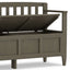 Brooklyn - Handcrafted Entryway Storage Bench