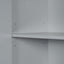 Modern Bathroom Storage Cabinet With Two Laundry Baskets, One Drawer, Adjustable Shelf