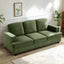 Modern Sofa, Comfortable 3 Seater Couch With Deep Seating, Loose Back Cushions, Wide Arms