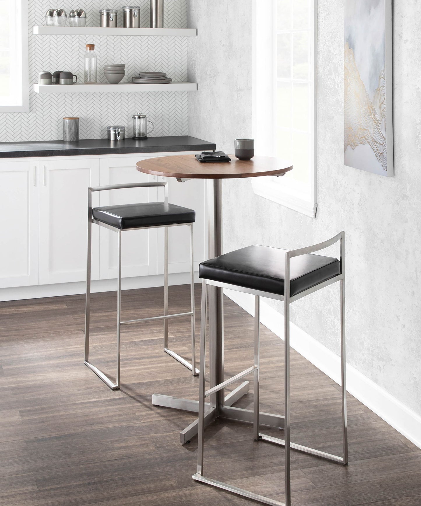 Fuji - Contemporary Stackable Design Barstool