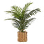 24" Tall, Artificial Plant, Palm, Indoor, Faux, Fake, Table, Floor, Greenery, Potted, Real Touch, Decorative - Green / Beige
