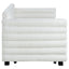 Fandango - Upholstered Twin Day Bed With Trundle - White