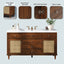 Bathroom Vanity With Sink, 5 Legs, Soft Close Drawers