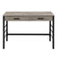 Disho - Weathered Writing Desk With USB - Oak