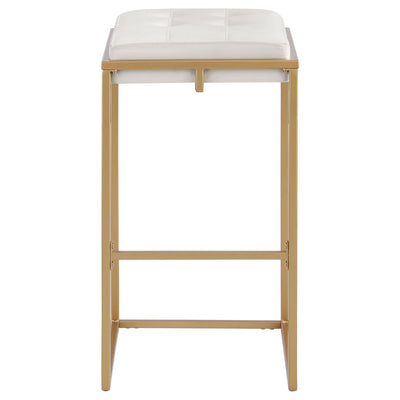 Soccoro - Square Tufted Cushion Stools (Set of 2) - Beige