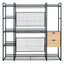 Open Style Wardrobe With Hanging Rails, Shelves And Drawers